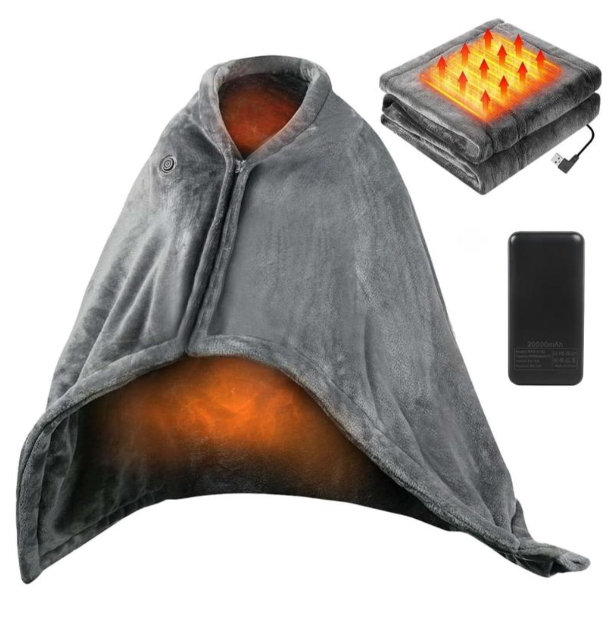 Heated Blanket Shawl
